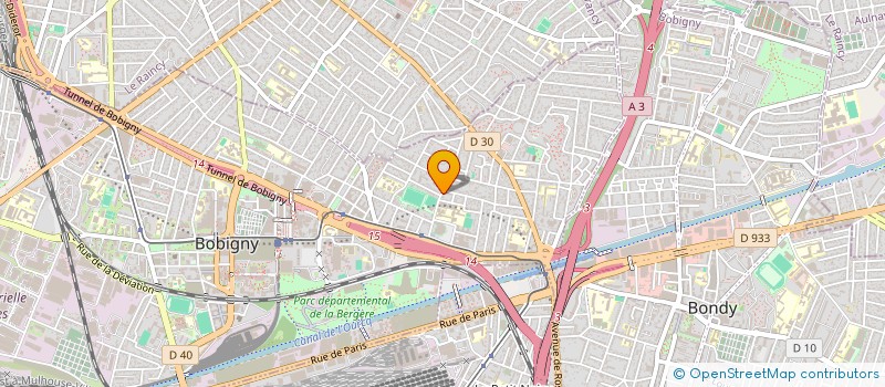 localisation de l'entreprise NANY CARS à BOBIGNY