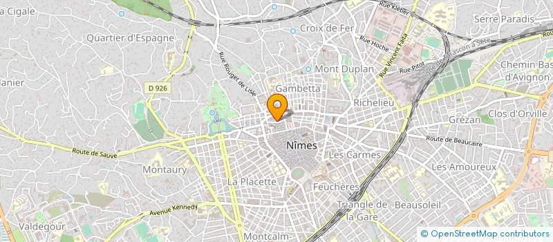 localisation de l'entreprise NANY GAMES à NIMES