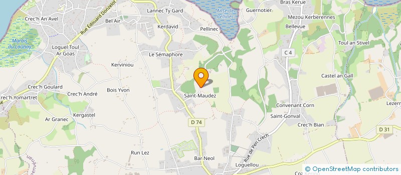 localisation de l'entreprise NAO à PENVENAN