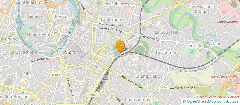 localisation de l'entreprise NAO à NIORT