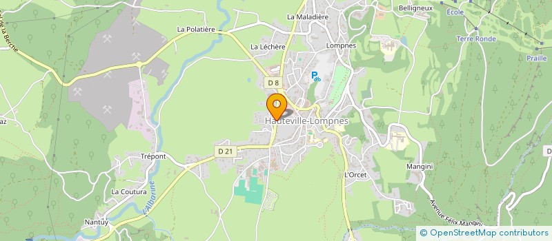 localisation de l'entreprise NAO  PLATEAU D'HAUTEVILLE