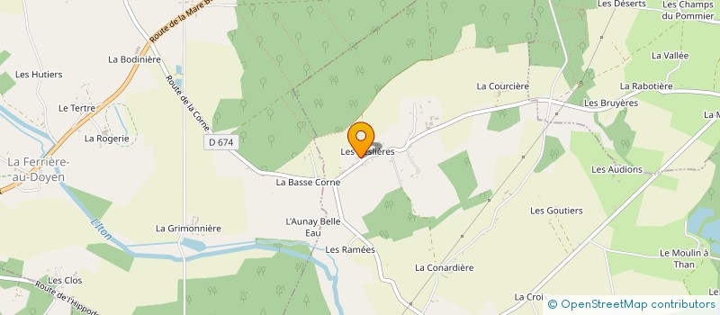 localisation de l'entreprise NAO à BONSMOULINS