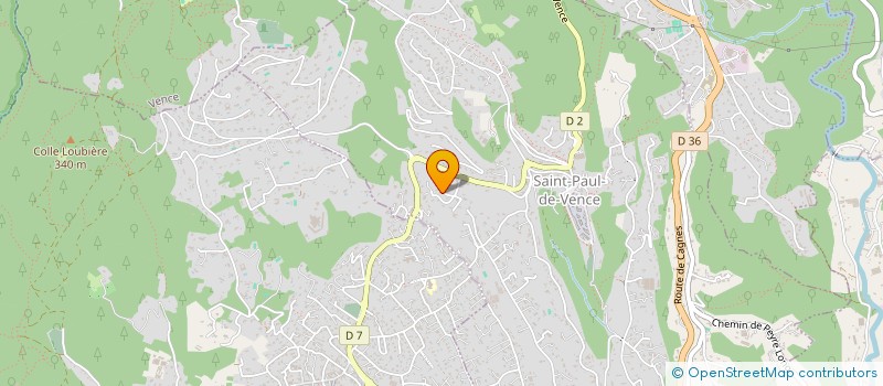 localisation de l'entreprise NAO à SAINT-PAUL-DE-VENCE