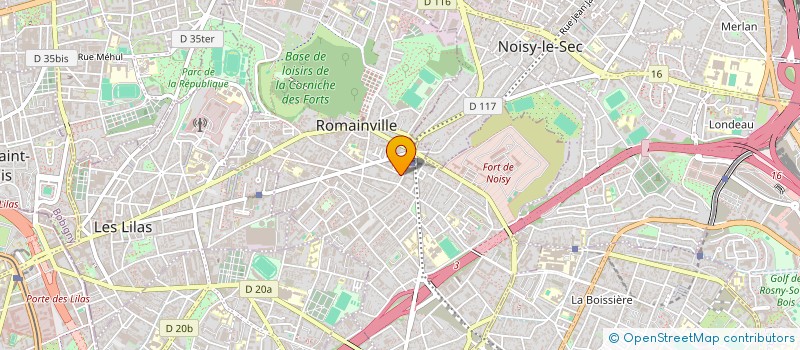 localisation de l'entreprise NAO EXPERTISE à ROMAINVILLE