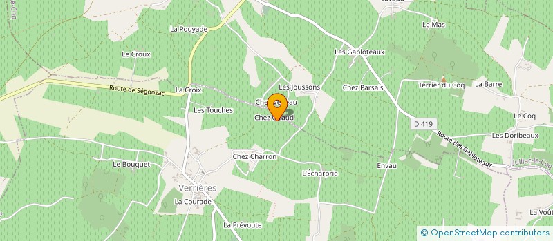 localisation de l'entreprise NAO IMMOB à VERRIERES