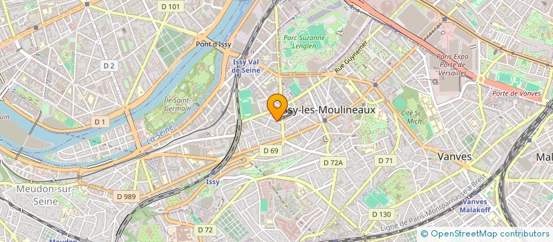 localisation de l'entreprise NAO INSIGHT à ISSY-LES-MOULINEAUX