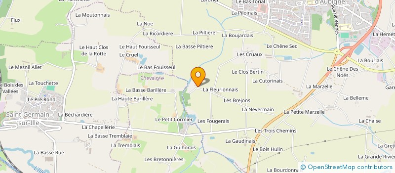 localisation de l'entreprise NAO SPORTS  SAINT-AUBIN-D'AUBIGNE