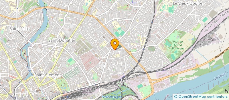 localisation de l'entreprise NAO-WEST à NANTES