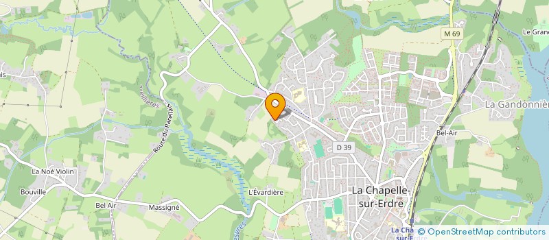 localisation de l'entreprise NAOCAR  LA CHAPELLE-SUR-ERDRE