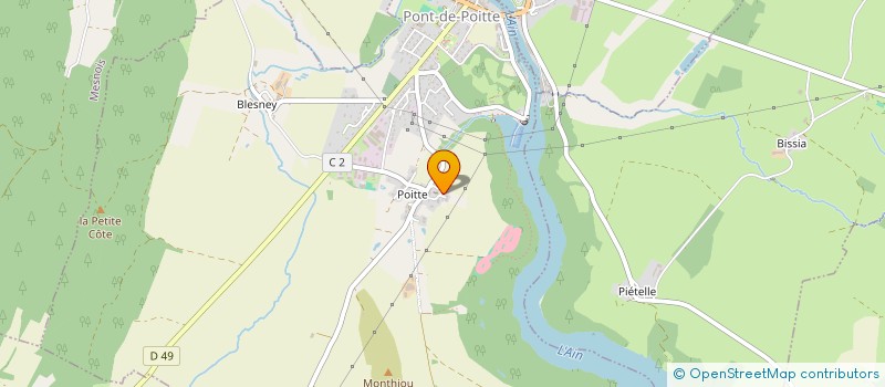 localisation de l'entreprise NAOCIA  PONT-DE-POITTE