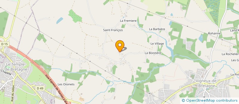 localisation de l'entreprise NAODINO à VIGNEUX-DE-BRETAGNE