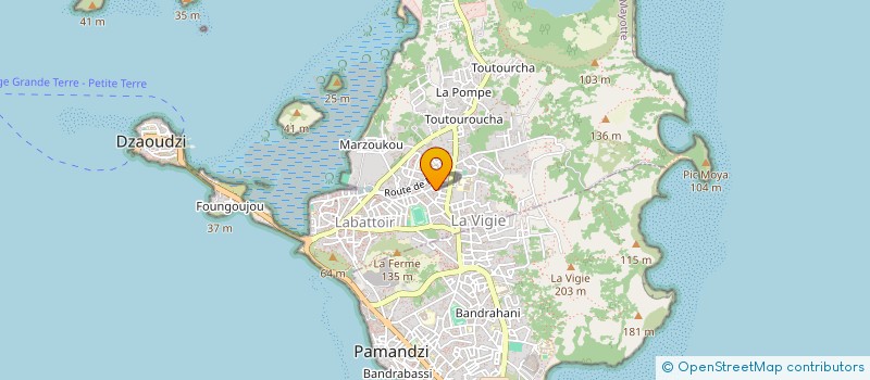 localisation de l'entreprise NAOFAY à DZAOUDZI