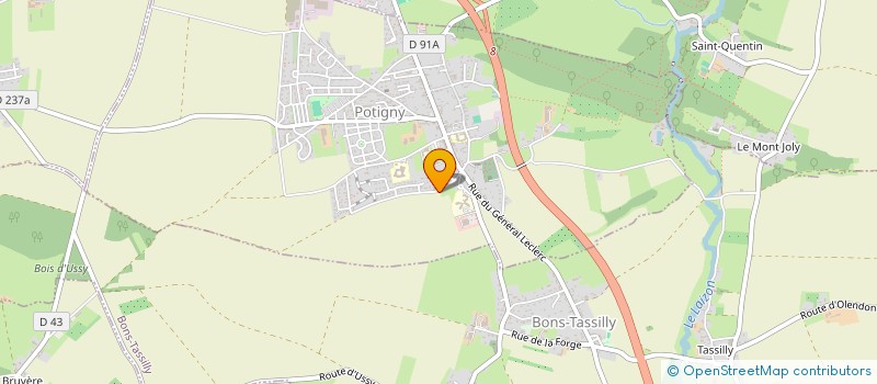 localisation de l'entreprise NAOHME  POTIGNY