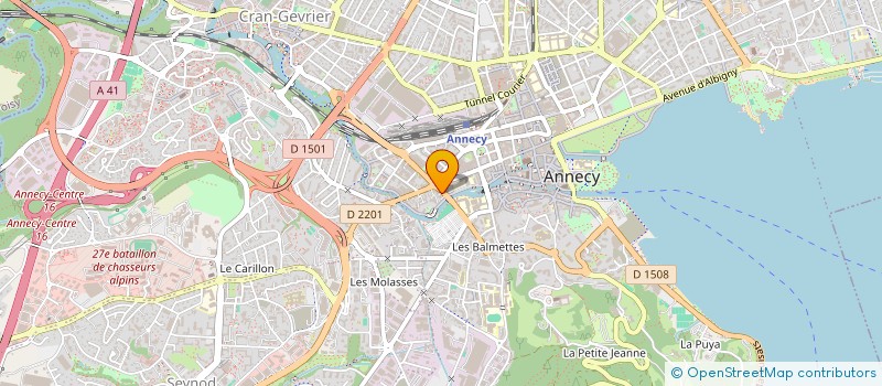 localisation de l'entreprise NAOL à ANNECY