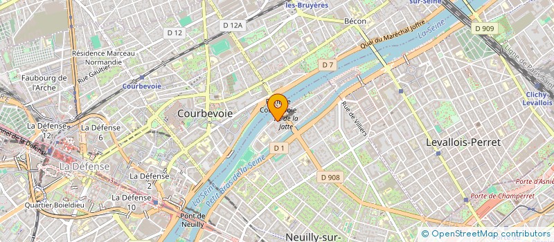 localisation de l'entreprise NAOL HOLDING à NEUILLY-SUR-SEINE