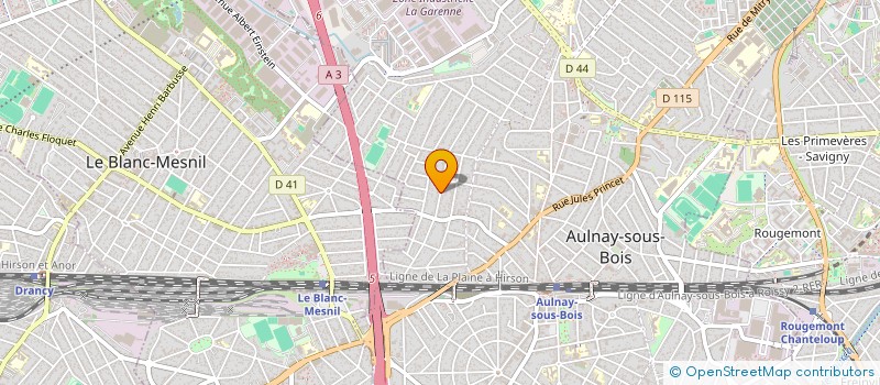 localisation de l'entreprise NAOMI à AULNAY-SOUS-BOIS