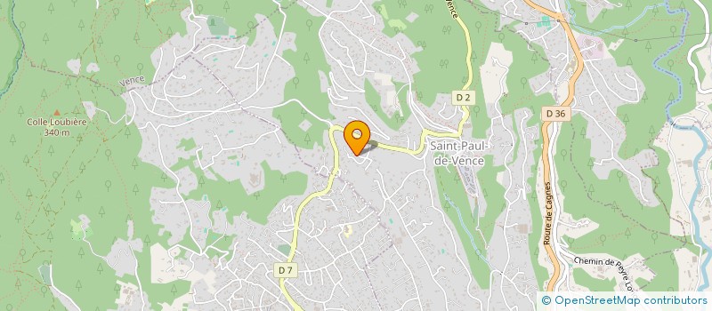 localisation de l'entreprise NAOMI à SAINT-PAUL-DE-VENCE
