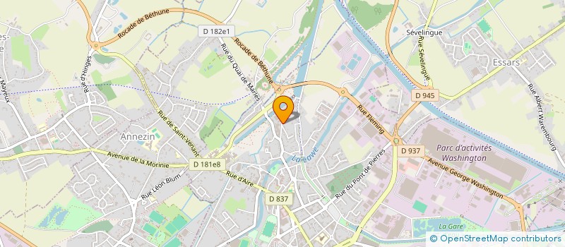 localisation de l'entreprise NAOMI HOUSE  BETHUNE