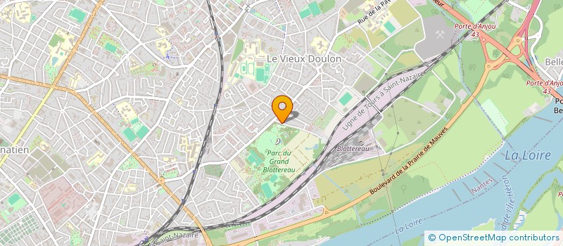 localisation de l'entreprise NAOMO à NANTES