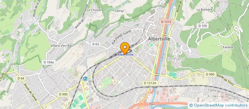 localisation de l'entreprise NAOMS  ALBERTVILLE