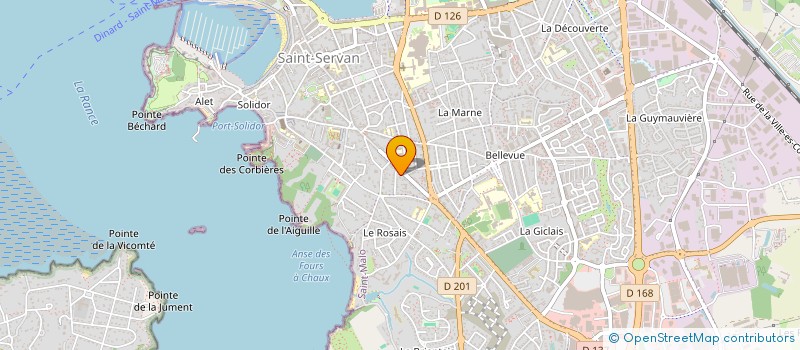 localisation de l'entreprise NAONED INVEST  SAINT-MALO