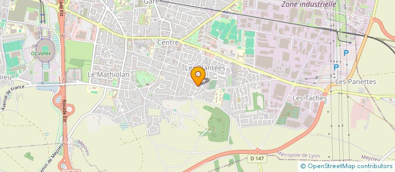 localisation de l'entreprise NAONEXT  MEYZIEU