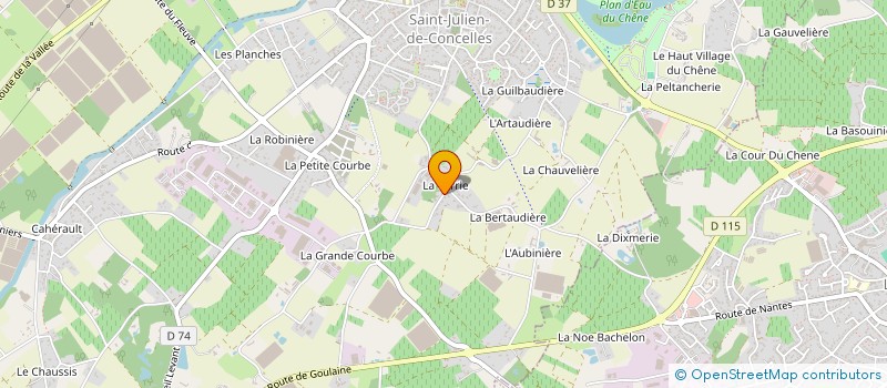 localisation de l'entreprise NAOQUAL à SAINT-JULIEN-DE-CONCELLES