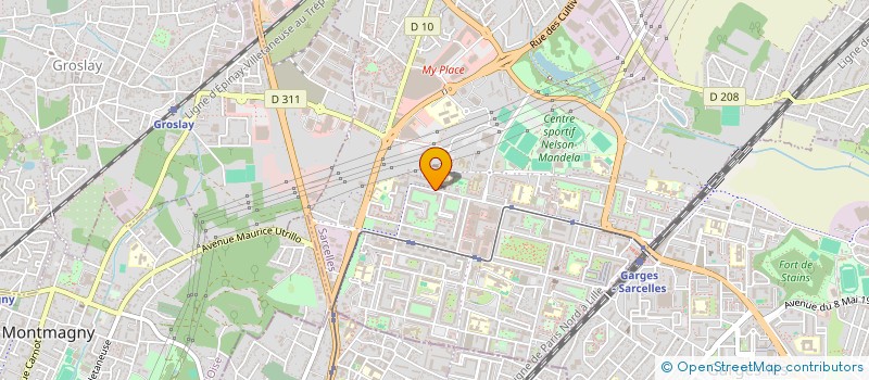 localisation de l'entreprise NAOR à SARCELLES