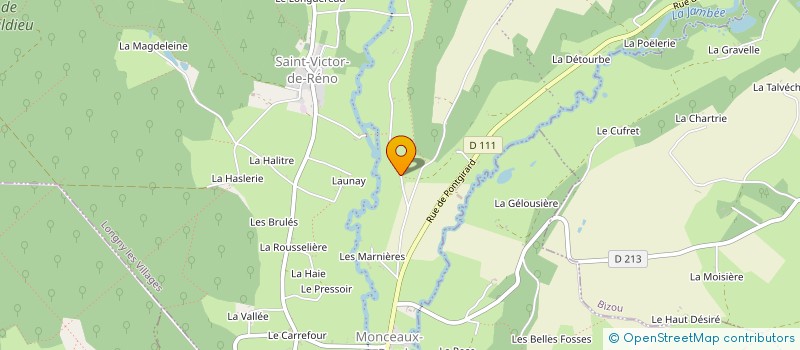 localisation de l'entreprise NAORY à LONGNY LES VILLAGES