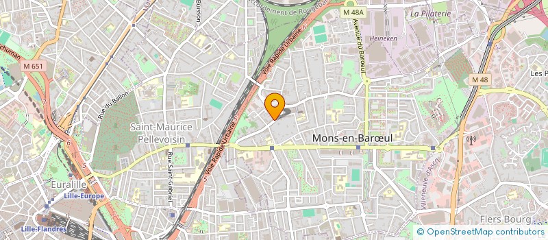 localisation de l'entreprise NAOS  MONS-EN-BARUL