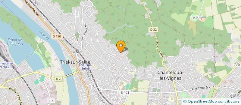 localisation de l'entreprise NAOS  TRIEL-SUR-SEINE