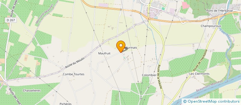 localisation de l'entreprise NAOS  BEAUMONT-MONTEUX