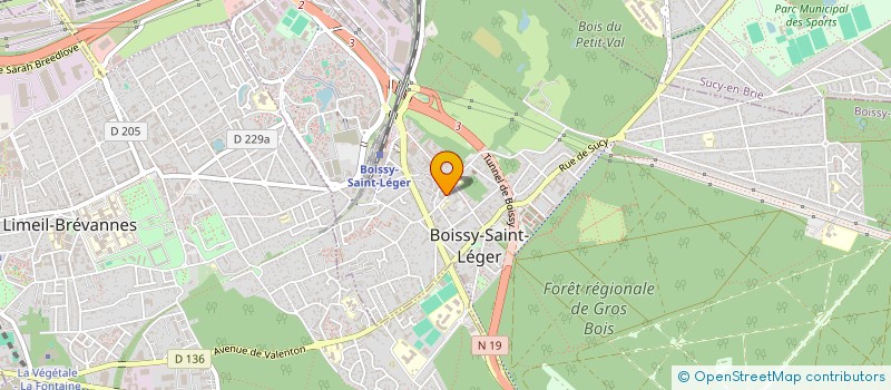 localisation de l'entreprise NAOS à BOISSY-SAINT-LEGER