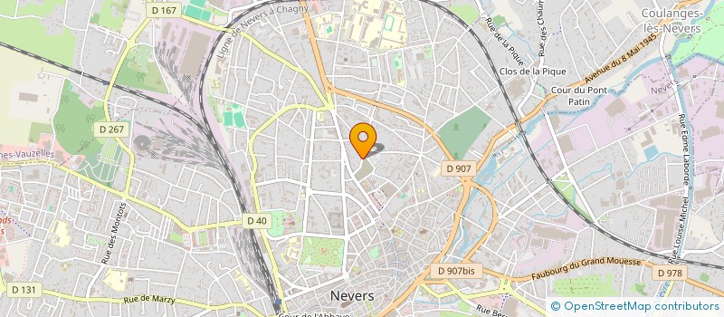 localisation de l'entreprise NAOS à NEVERS