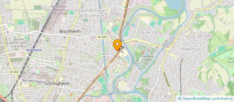 localisation de l'entreprise NAOS  BISCHHEIM