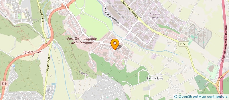 localisation de l'entreprise NAOS LES LABORATOIRES à AIX-EN-PROVENCE