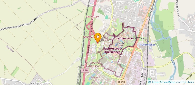 localisation de l'entreprise NAOS MURS STRASBOURG SAINT URBAIN  CHASSENEUIL-DU-POITOU