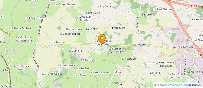 localisation de l'entreprise NAOSPAN à COUERON