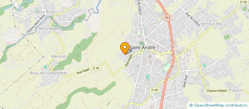 localisation de l'entreprise NAOTERA IMMO à SAINT-ANDRE