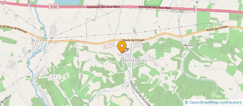 localisation de l'entreprise NAOTEX  MONTESQUIEU