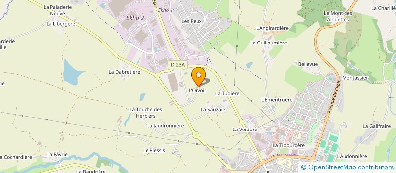 localisation de l'entreprise NAOXEL à LES HERBIERS