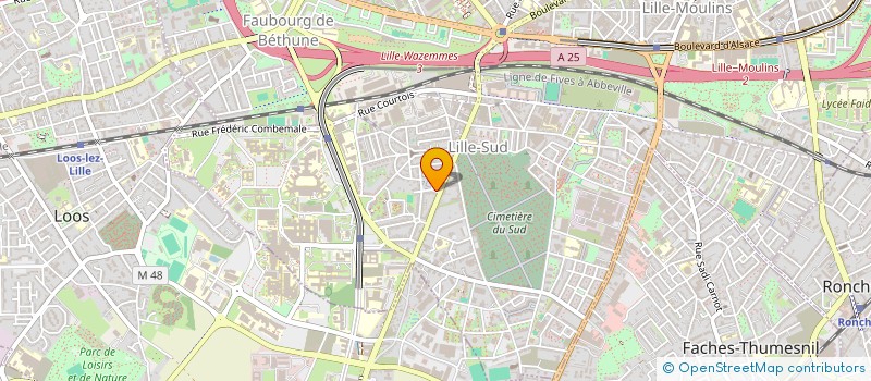 localisation de l'entreprise NAP FOOT à LILLE
