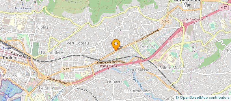 localisation de l'entreprise NAPA SOA à TOULON