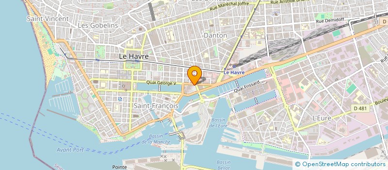 localisation de l'entreprise NAPA SPORTSWEAR.COM à LE HAVRE