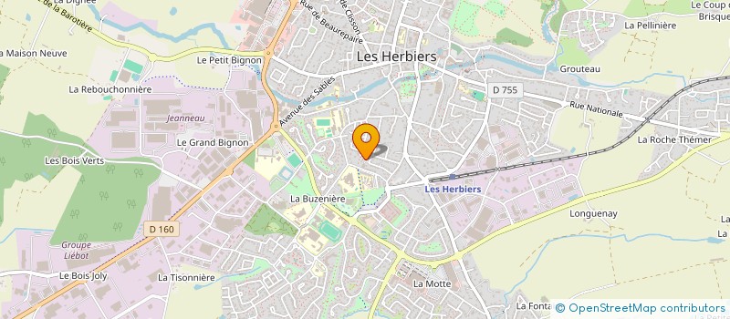 localisation de l'entreprise NAPAUL à LES HERBIERS