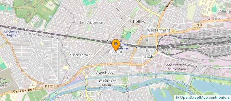 localisation de l'entreprise NAPAVA  CHELLES