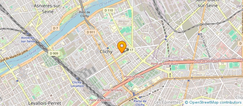 localisation de l'entreprise NAPC RENOVATION à CLICHY
