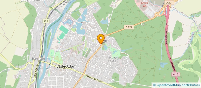localisation de l'entreprise NAPEA à L'ISLE-ADAM