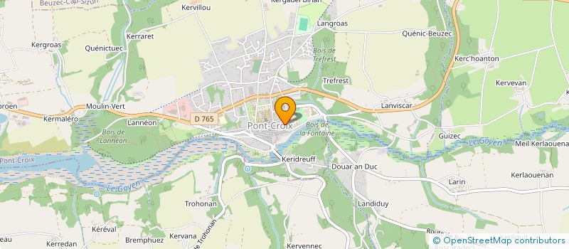 localisation de l'entreprise NAPEN  PONT-CROIX