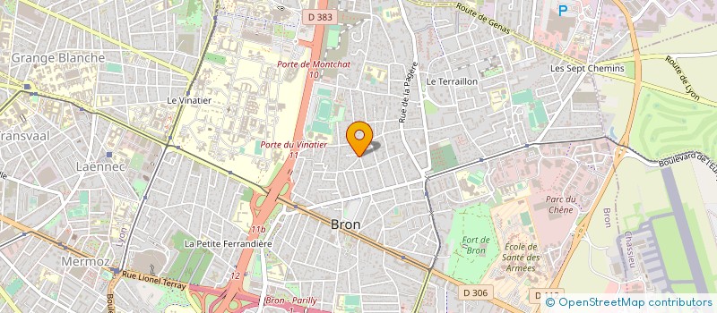 localisation de l'entreprise NAPERLI  BRON